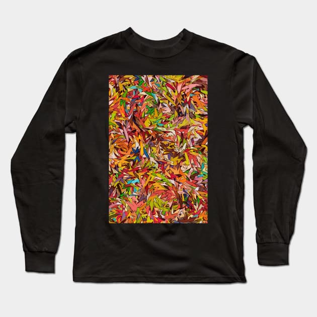 Comic Splatter Abstract Design Long Sleeve T-Shirt by love-fi